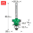 Trend Tools C140X1/4TC Corner Bead 3.2Mm Radius