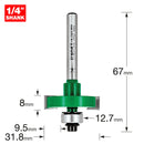 Trend Tools C146X1/4TC Slotting 8Mm Cut