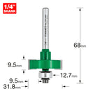 Trend Tools C147X1/4TC Slotting 9.5Mm Cut
