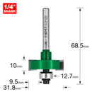 Trend Tools C148X1/4TC Slotting 10Mm Cut