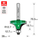 Trend Tools C079X8MMTC Rounding Over 12.7Mm Radius X 19.1Mm Cut