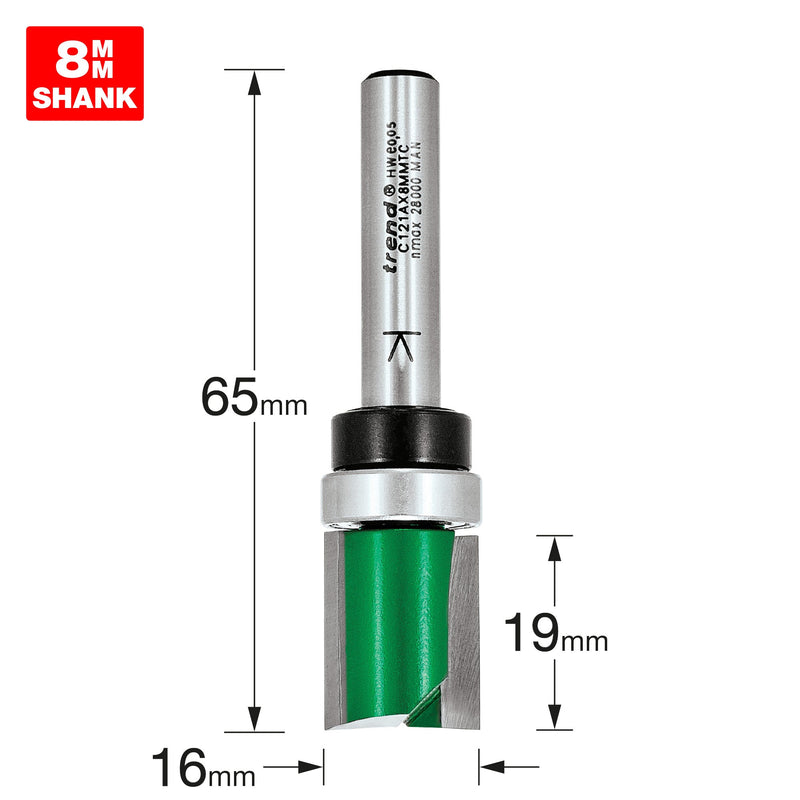Trend Tools C121AX8MMTC Template Profile 16.0Mm Diameter