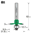 Trend Tools C143AX8MMTC Slotting 3.0Mm Cut X 31.8Mm Diameter