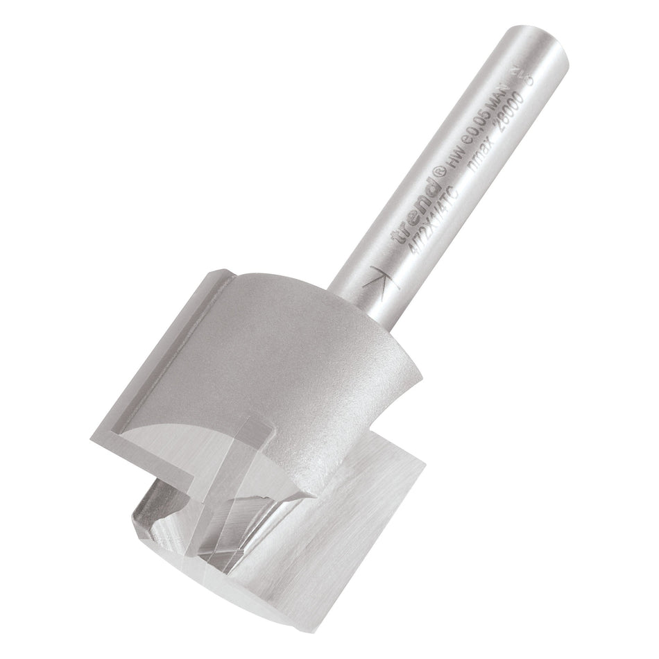 Trend Tools 4/72X1/4TC Two Flute Cutter 24Mm Diameter