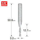 Trend Tools S55/02LHX1/4STC Spiral Down-Cut  3.2Mm Diameter