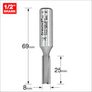 Trend Tools 3/41X1/2TC Two Flute Cutter 8Mm Diameter