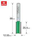 Trend Tools C021AX8MMTC Two Flute Cutter 12.55Mm Diameter