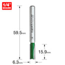 Trend Tools C006AX1/4TC Two Flute Cutter 6.3Mm Diameter