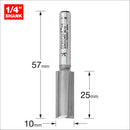 Trend Tools 3/61X1/4TC Two Flute Cutter 10Mm Diameter
