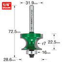 Trend Tools C215X1/4TC Bearing Guided Corner Bead 7Mm Radius
