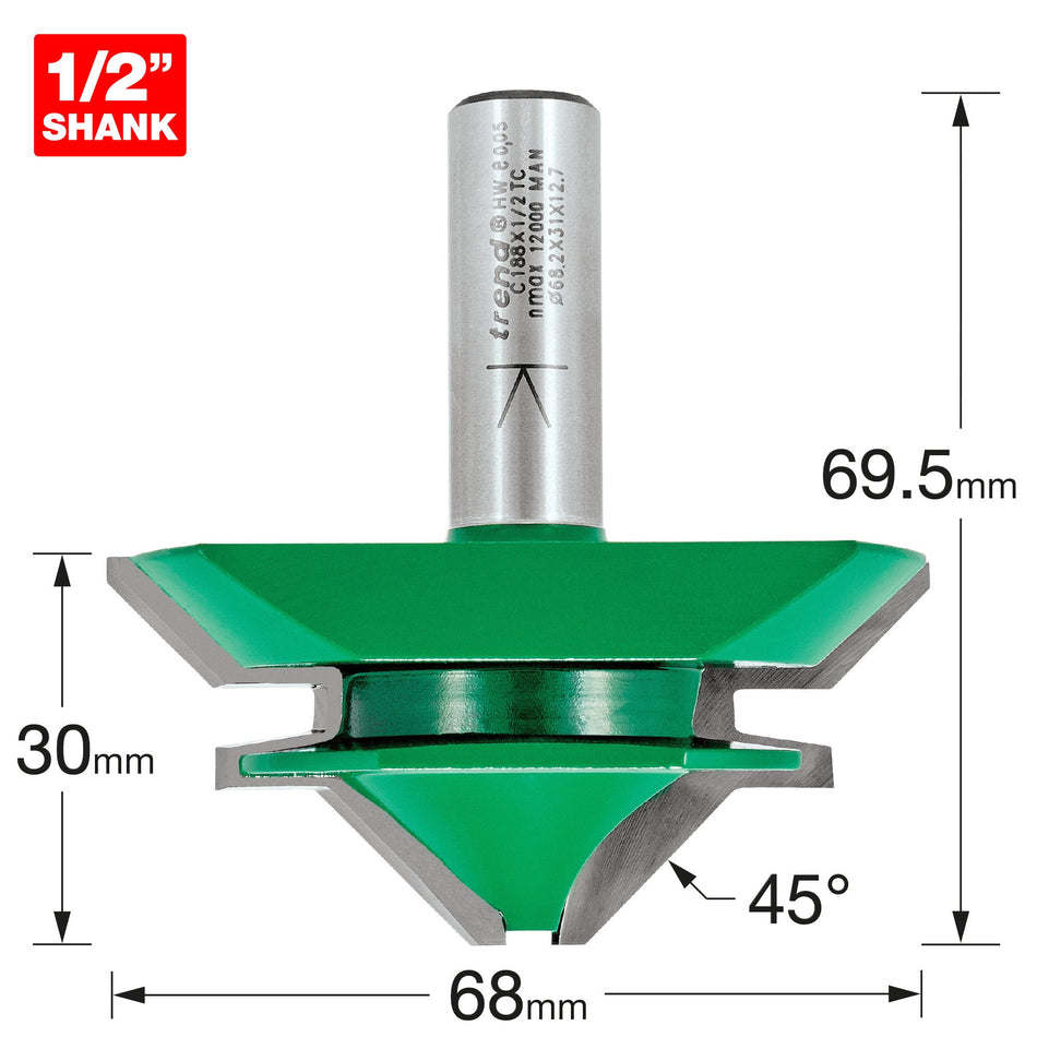 Trend Tools C188X1/2TC Mitre Lock Large 15Mm To 25Mm