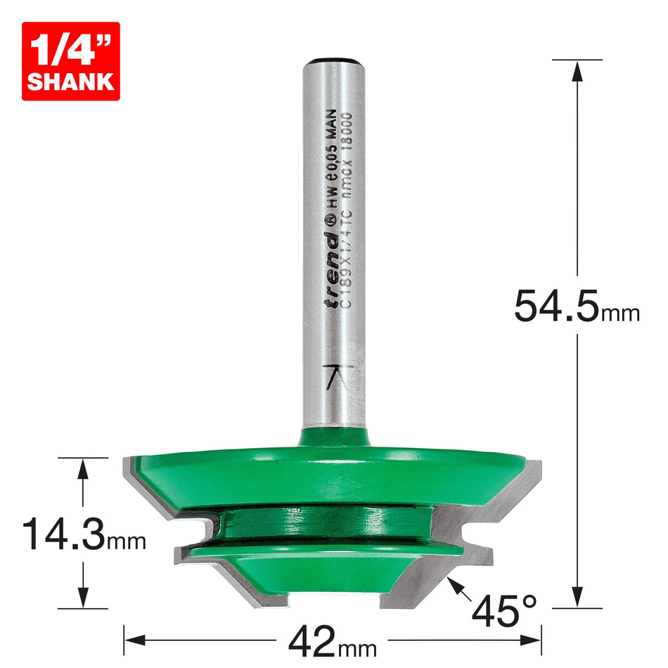 Trend Tools C189X1/4TC Mitre Lock Small 8Mm To 12Mm