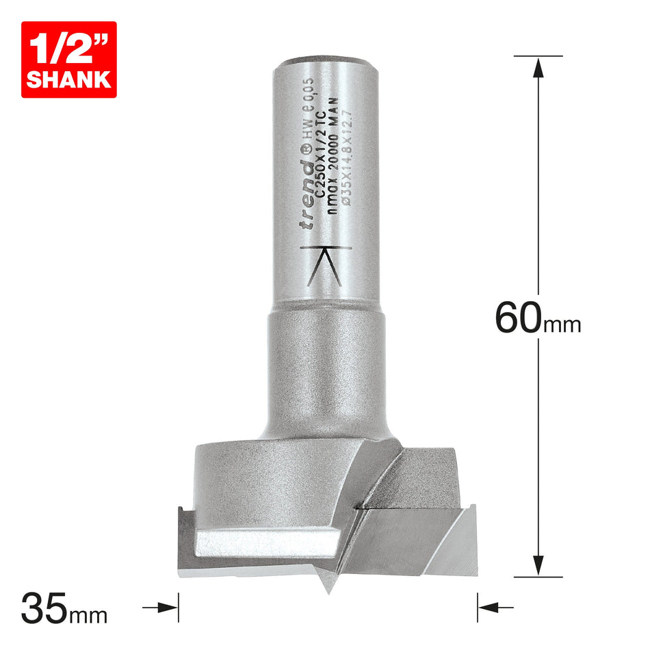 Trend Tools C250X1/2TC Router Machine Bit