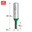Trend Tools C005X1/2TC Two Flute Cutter 6Mm Diameter