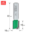 Trend Tools C025AX1/2TC Two Flute Cutter 16Mm Diameter