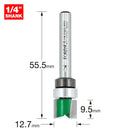 Trend Tools C121BX1/4TC Template Profile 12.7Mm Diameter