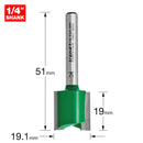 Trend Tools C237X1/4TC Hinge Recess Cutter