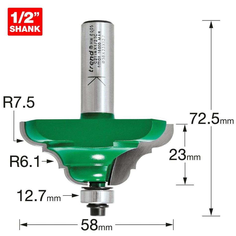 Trend Tools C217AX1/2TC Elegant Mould Cutter