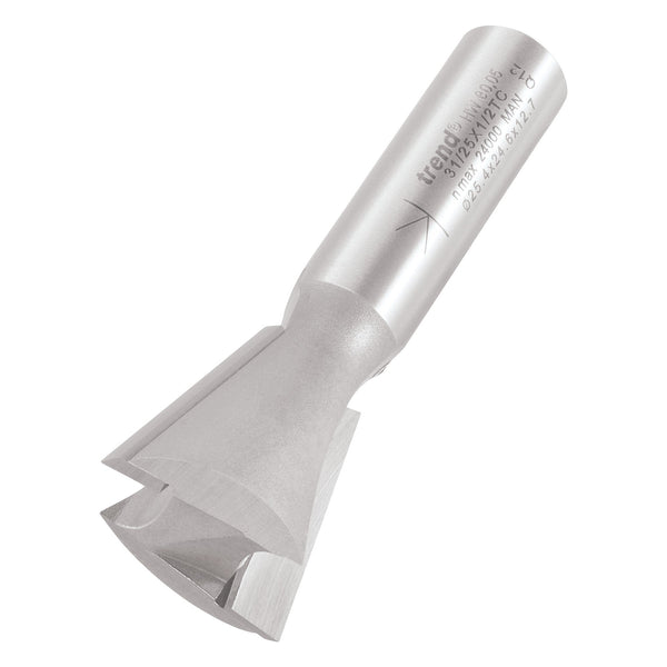 Trend Tools 31/25X1/2TC Dovetail Cutter 104 Degrees X 25.4Mm Diameter