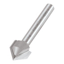 Trend Tools 11/31X1/4TC Chamfer V Groove Cutter 45 Degrees