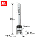 Trend Tools 46/911X1/4TC Guided Profiler 12.7Mm X 6.35Mm Cut