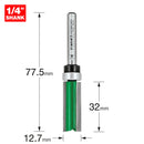 Trend Tools C121DX1/4TC Template Profile 12.7Mm Diameter