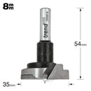 Trend Tools T420/35X8MMWS Cylindrical Boring Bit 35Mm Ws