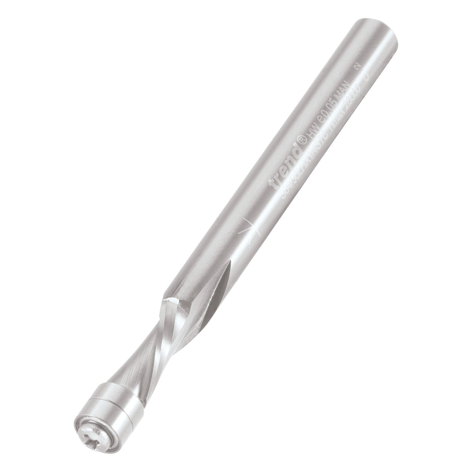 Trend Tools S64/30LHX1/4STC Aluminium Guided Spiral 6.3X12.7 Downcut