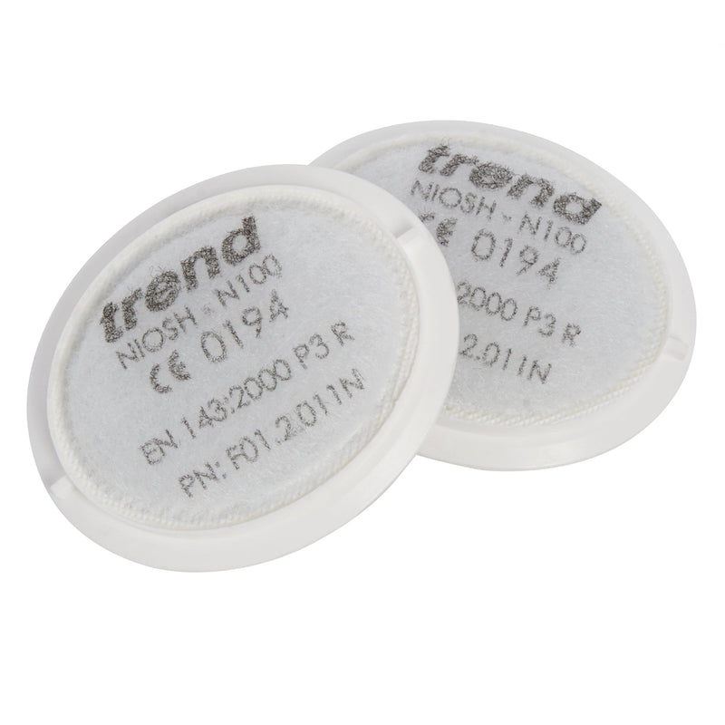 Trend Tools STEALTH/3 Trend Air Stealth Respiratory Mask Replacement Set Of Charcoal Filters.