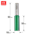 Trend Tools C028CX1/2TC Two Flute Cutter 18Mm Diameter