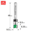 Trend Tools C121GX1/4TC Template Profile 9.5Mm Diameter