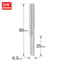Trend Tools C301X1/4TC Trend Craftpro 1/4 Single Flute Abs/Pvc 6.3Mm Dia X 25Mm Cut Depth