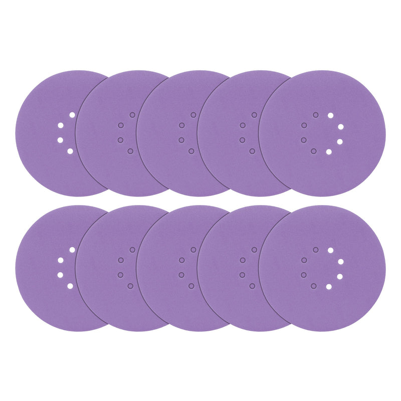 Trend Tools AB/225/120A Aluminium Oxide Random Orbital Sanding Disc 120 Grit 225Mm 10Pc