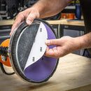 Trend Tools AB/225/180A Aluminium Oxide Random Orbital Sanding Disc 180 Grit 225Mm 10Pc