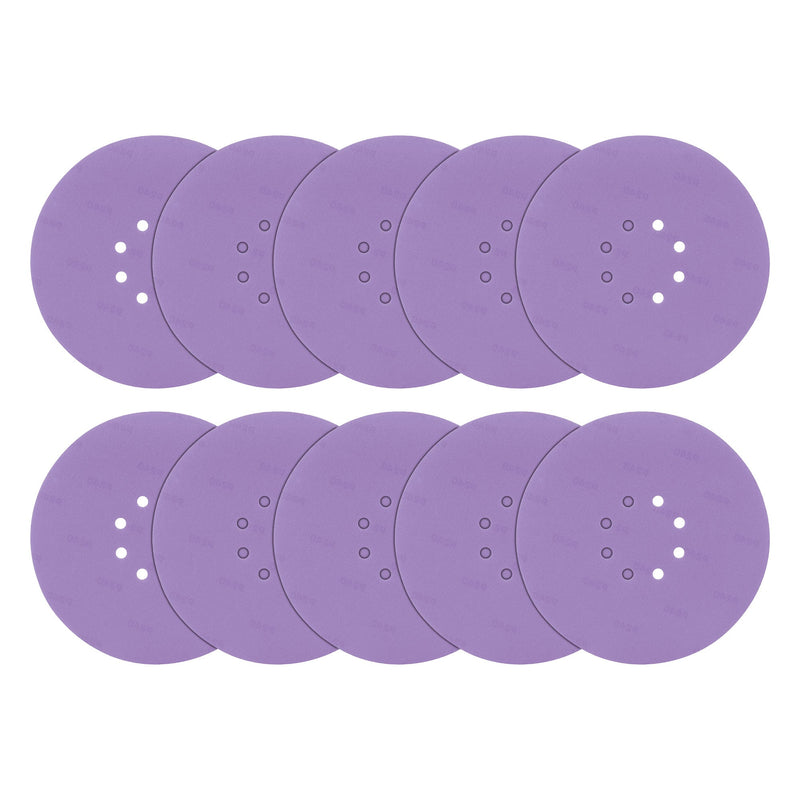 Trend Tools AB/225/240A Aluminium Oxide Random Orbital Sanding Disc 240 Grit 225Mm 10Pc