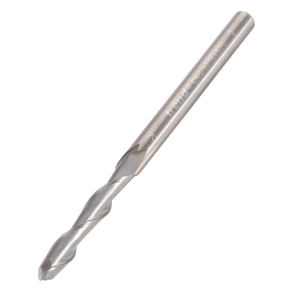 Trend Tools CNC/301X4STC Bullnose Spiral Up-Cut 4Mm Diameter