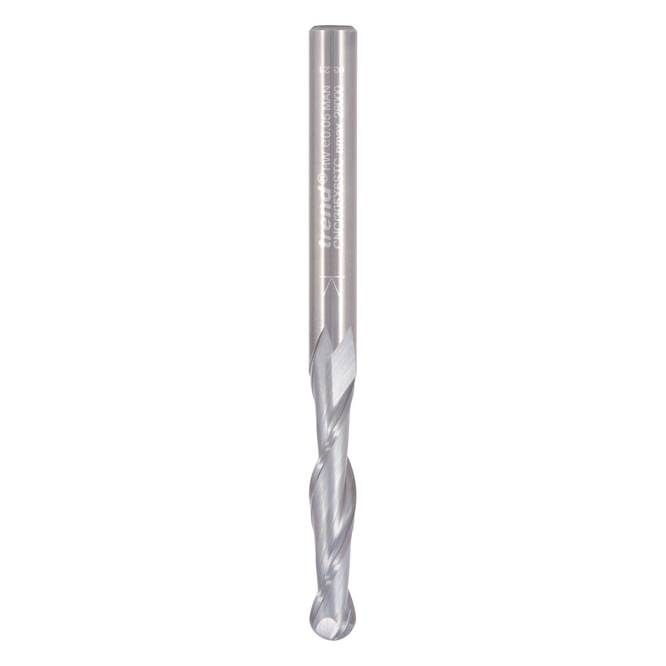 Trend Tools CNC/305X6STC Bullnose Spiral Up-Cut 6Mm Diameter