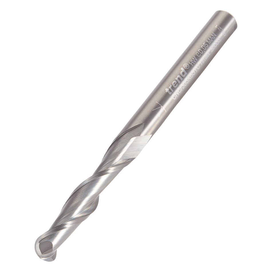 Trend Tools CNC/305X6STC Bullnose Spiral Up-Cut 6Mm Diameter