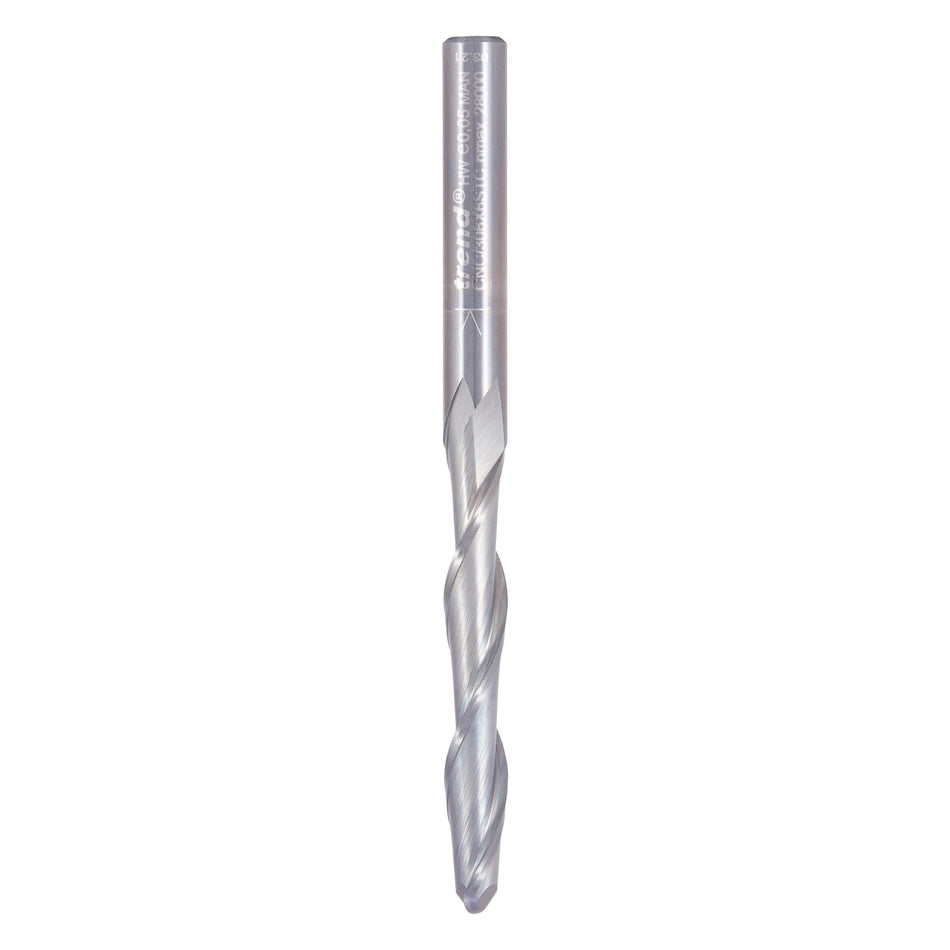 Trend Tools CNC/306X6STC Bullnose Spiral Up-Cut 6Mm Diameter