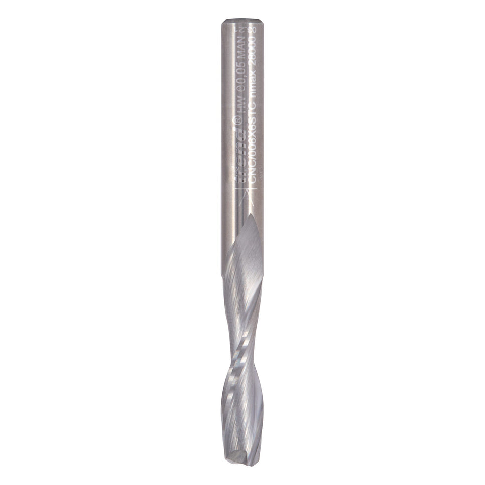 Trend Tools CNC/006X6STC Spiral Up-Cut 6 X 25 X 55 X 6Mm