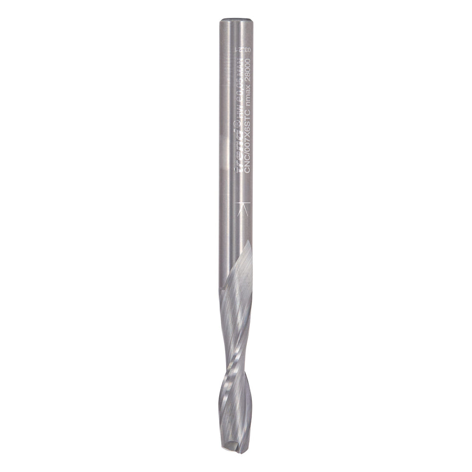 Trend Tools CNC/007X6STC Spiral Up-Cut 6 X 28 X 60 X 6Mm