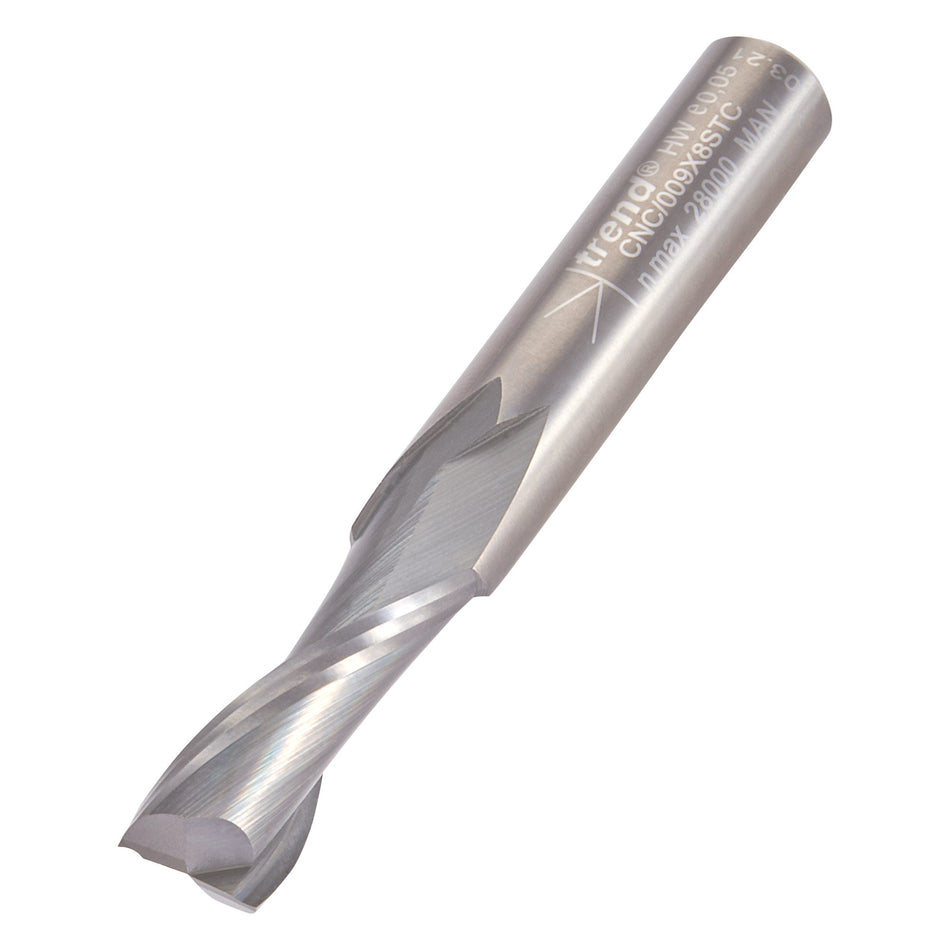 Trend Tools CNC/009X8STC Spiral Up-Cut 8 X 22 X 50 X 8Mm