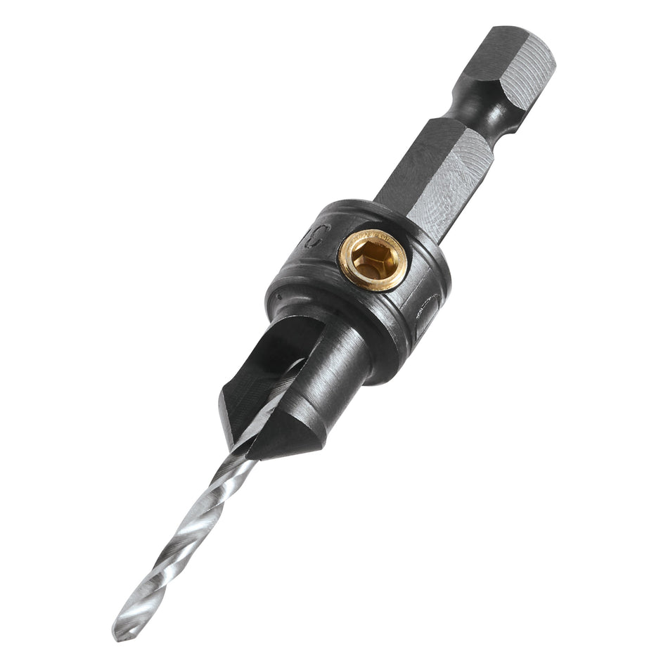 Trend Tools SNAP/CS/SET Trend Snappy 5 Piece Countersink Set - Makes Pilot Holes And Countersinks In One Go For Faster, Professional Finishes. For No4 To No12 Gauge Screws