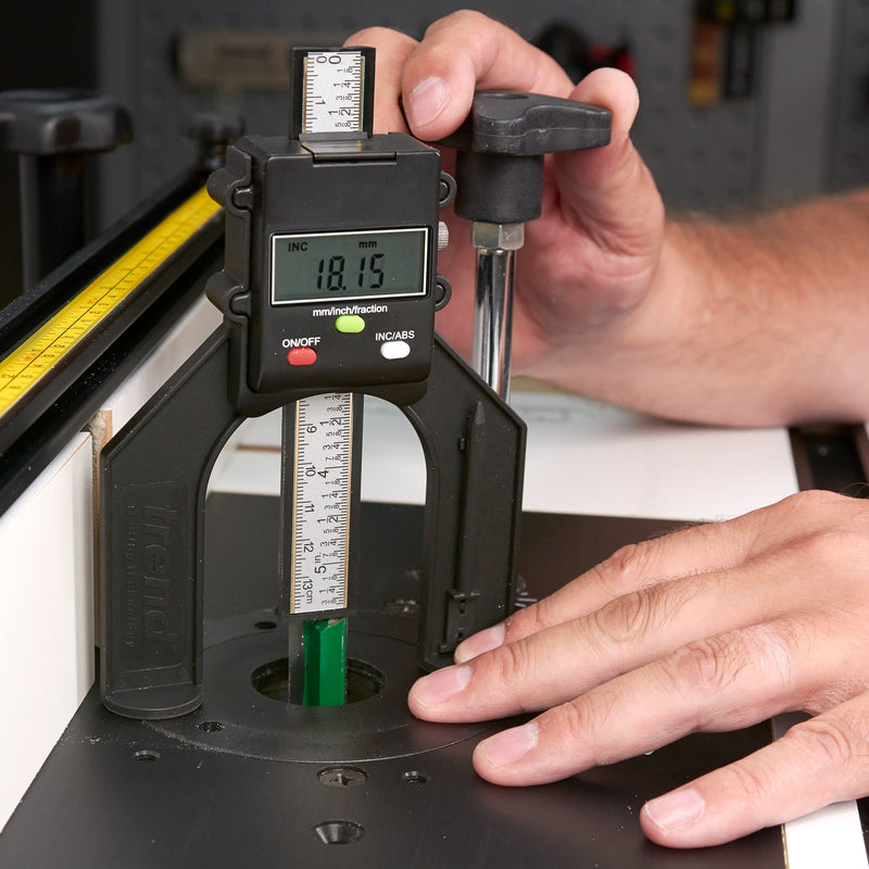 Trend Tools GAUGE/D60 Trend Digital Depth Gauge - For Setting And Checking Depths For Routing And Sawing Applications - Uk Sale Only