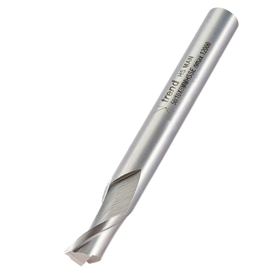 Trend Tools 50/10X8MMHSSE Helical Plunge Cutter 10Mm Diameter