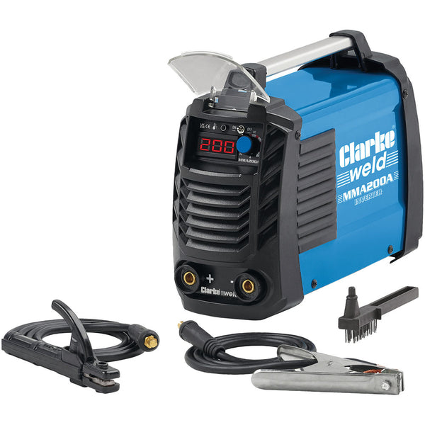 Clarke 6012162 MMA200A 200 Amp ARC/MMA Inverter Welder