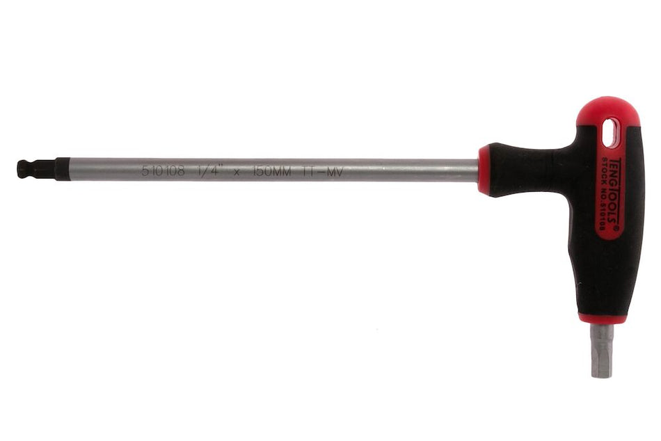 Teng Tools 510108 T Handle Hex Key 1/4"