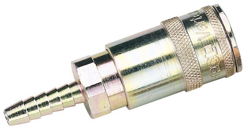 Draper 51412 1/4" Bore Vertex Air Line Coupling with Tailpiece (Sold Loose)
