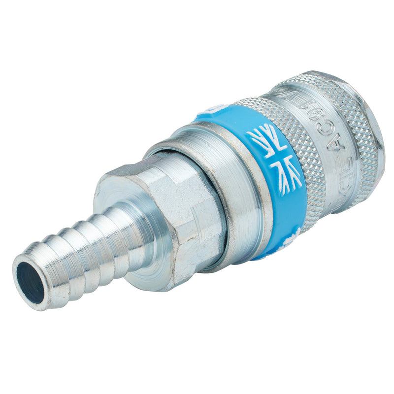 Draper 51418 3/8" Bore Vertex Air Line Coupling with Tailpiece