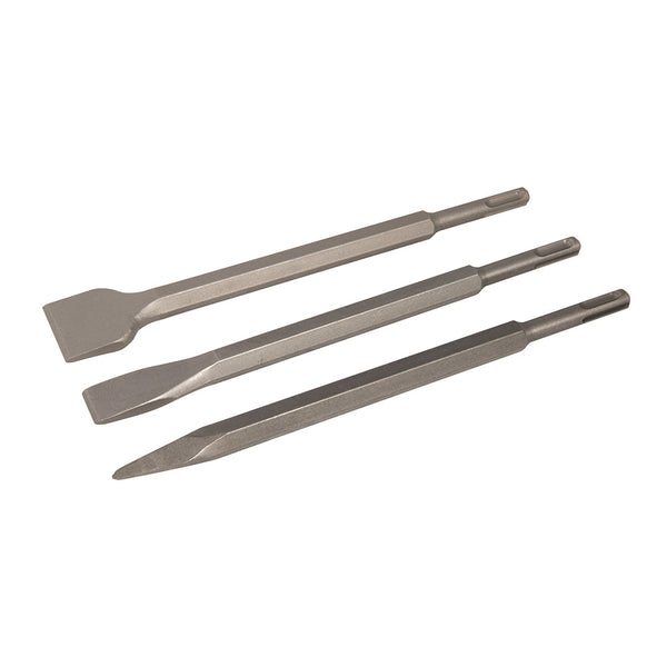 Silverline 515779 SDS Plus Hex Chisel Set 3pce